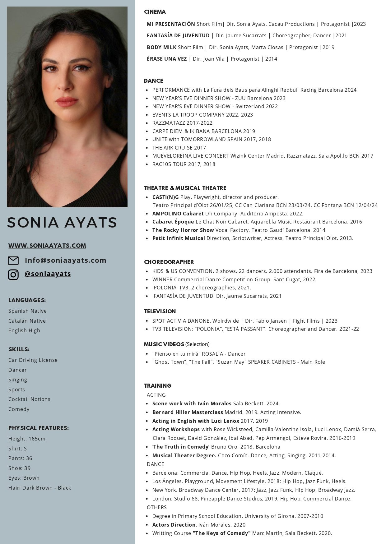 Sonia Ayats CV